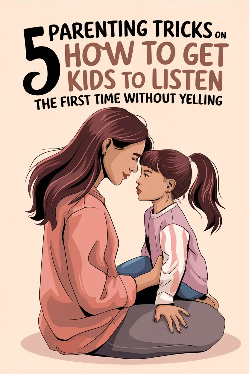 5 Parenting Tricks on How to Get Kids to Listen the First Time Without Yelling