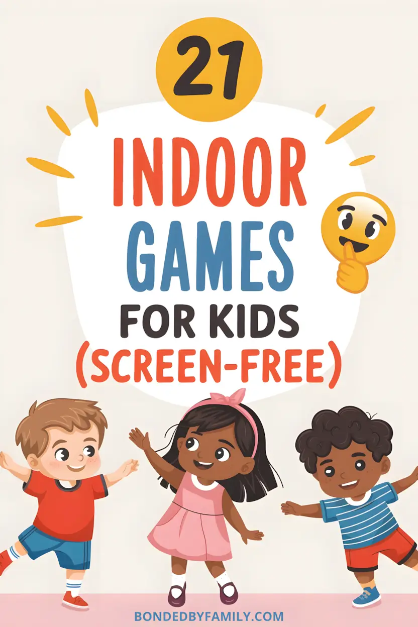 21 Screen-Free Indoor Games For Kids They'll Actually Love