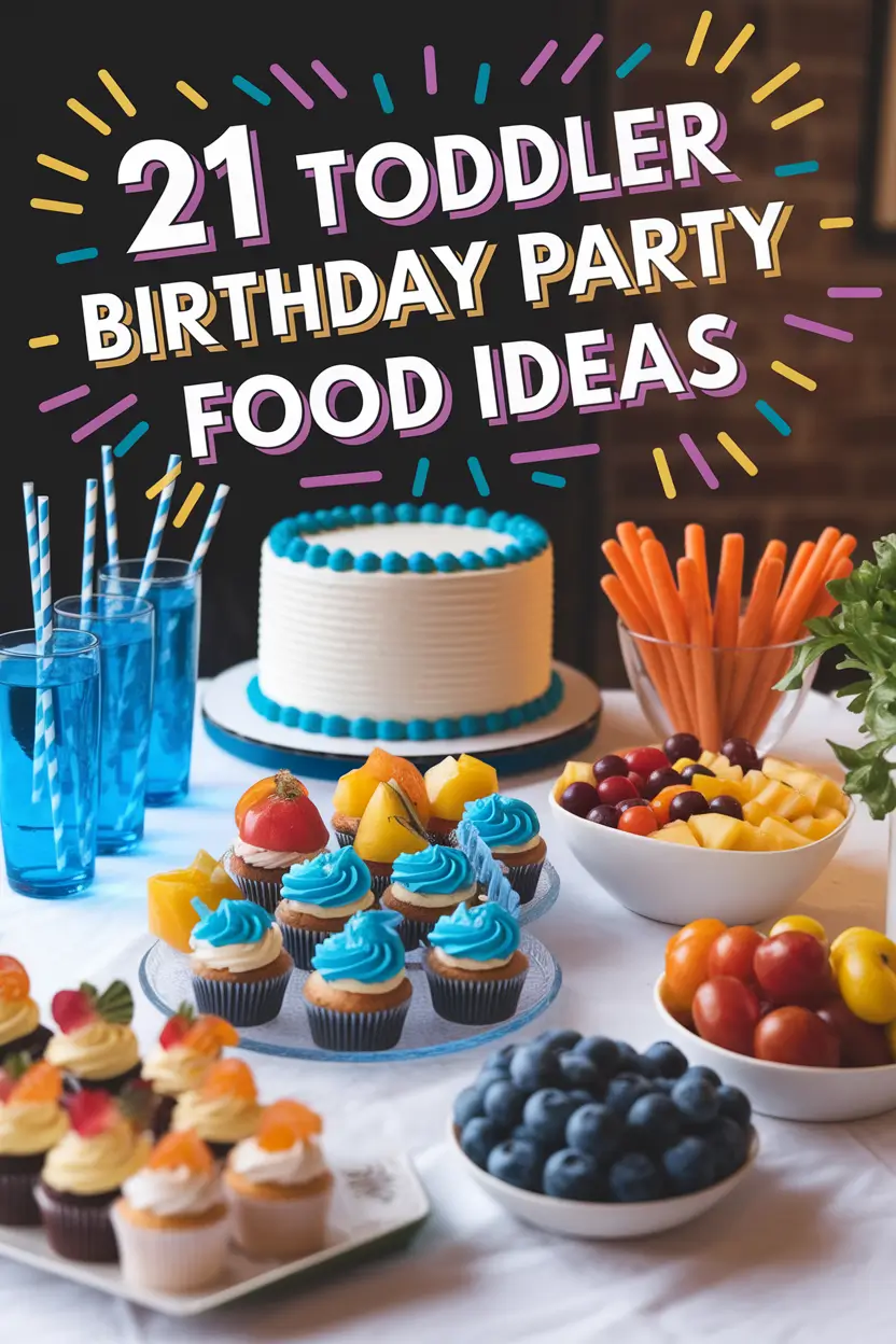 21 No-Fail Toddler Birthday Party Food Ideas That Will Delight Little Guests