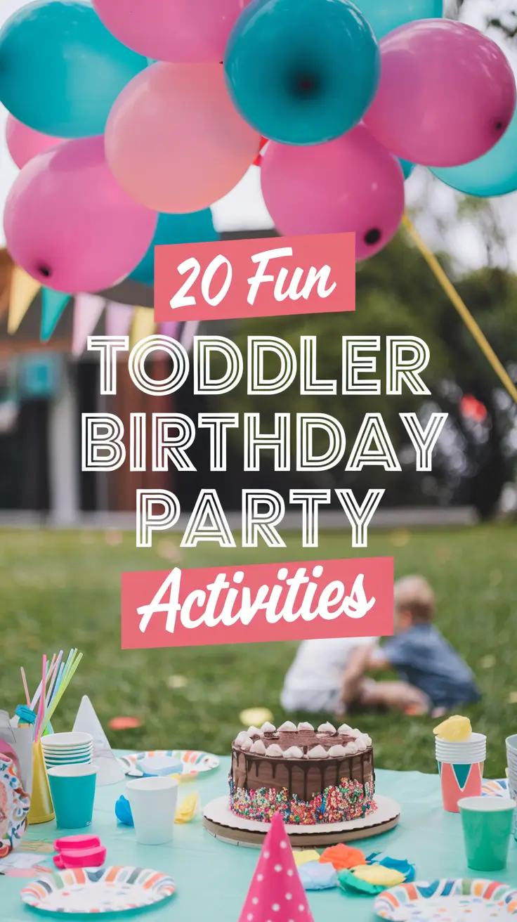 toddler birthday party activities