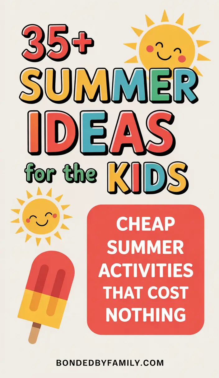 35+ Cheap Summer Activities For Kids That Cost Nothing