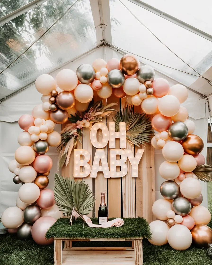 boho baby shower ideas