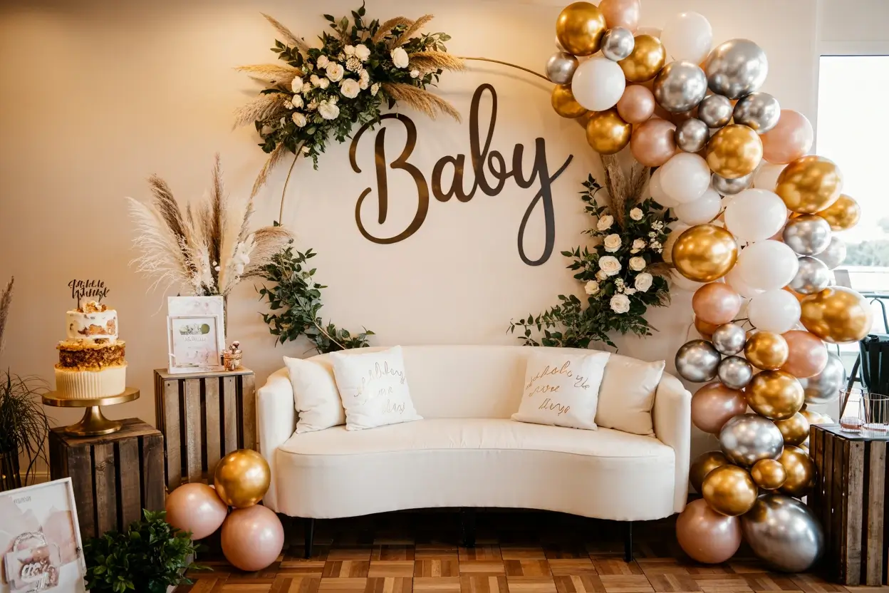 boho baby shower ideas