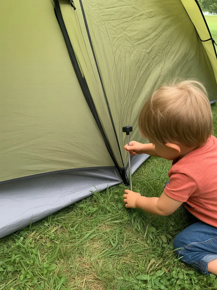 camping with toddlers