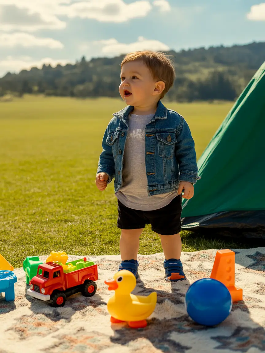camping with toddlers