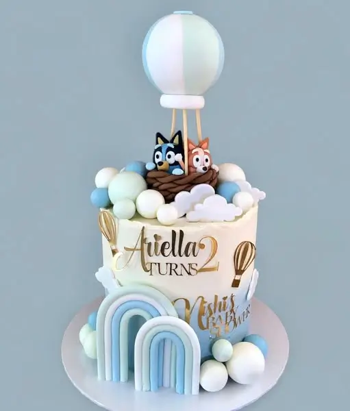 Enchanting Bluey Cake