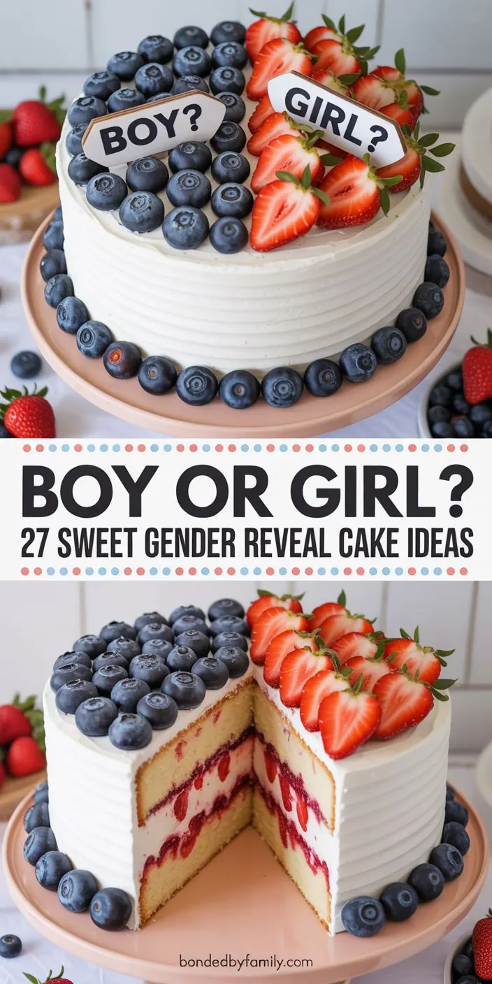 Gender Reveal Cake Ideas