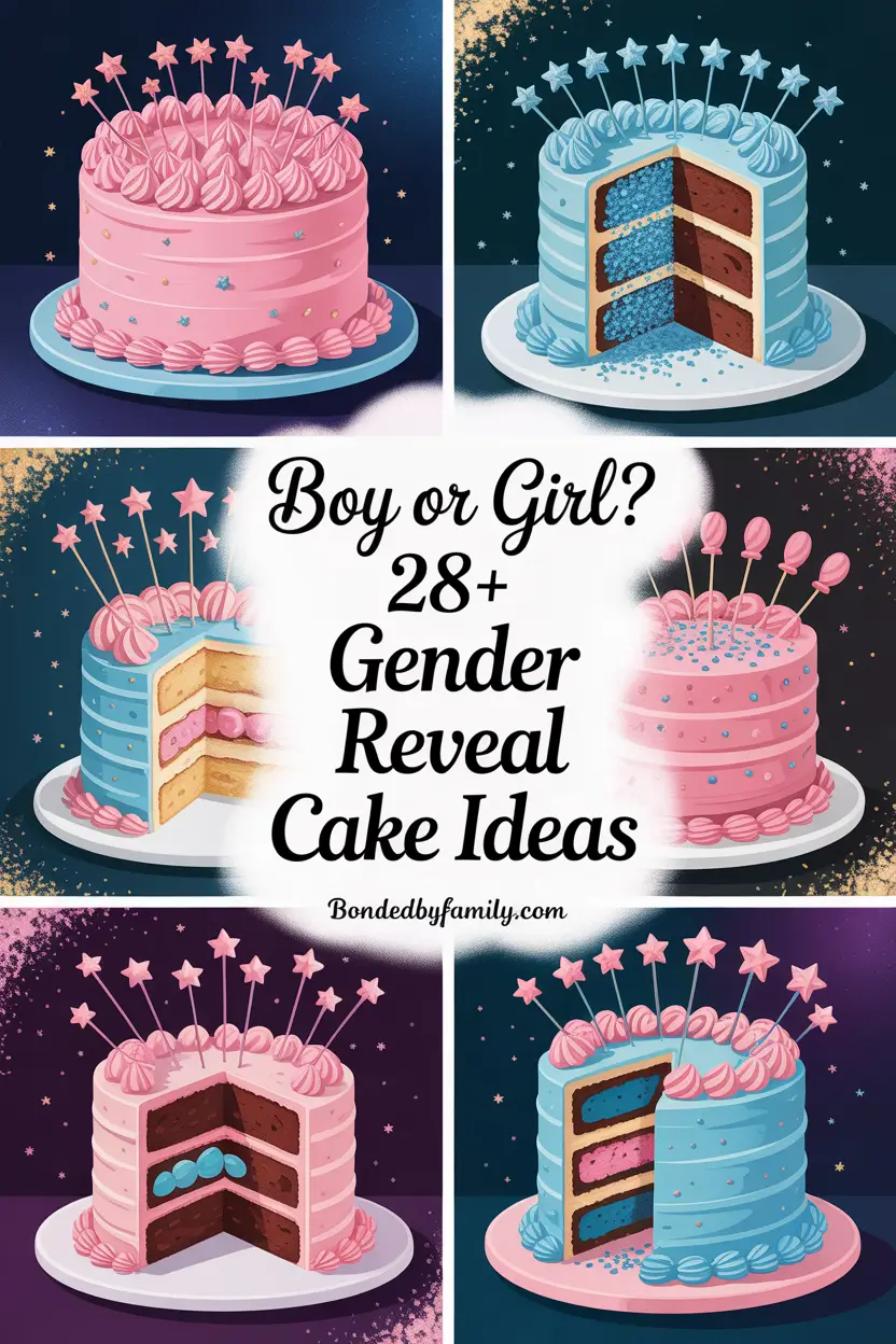 27 Sweet Gender Reveal Cake Ideas That'll Wow Everyone
