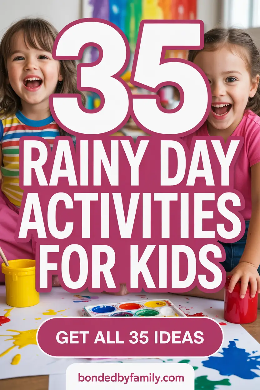 35 Wildly Fun Rainy Day Activities for Kids That'll Save Your Sanity