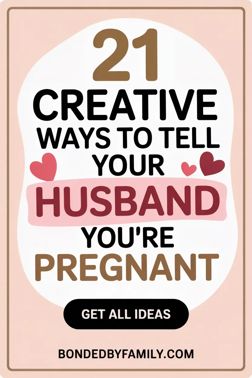 21 Creative Ways to Tell Your Husband You're Pregnant That'll Make Him Cry Happy Tears