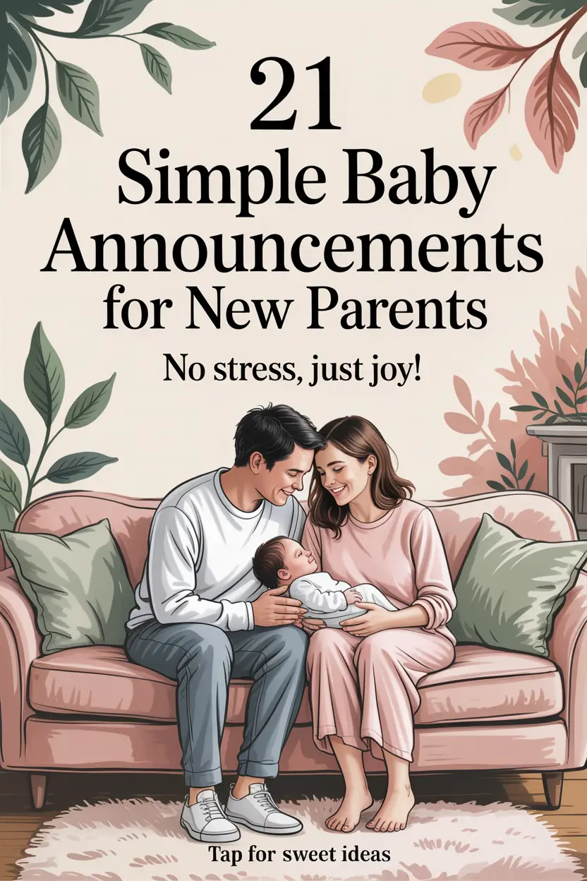 21 Simple First Baby Announcements That'll Make Your Family Cry Happy Tears