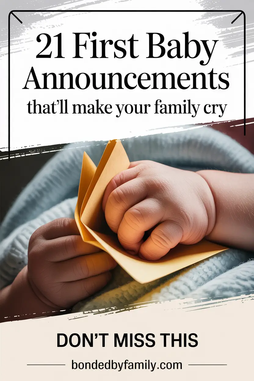 21 Simple First Baby Announcements That'll Make Your Family Cry Happy Tears