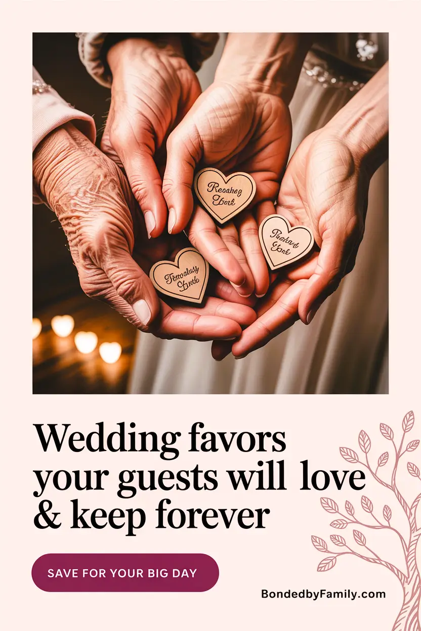 Unique Wedding Favors Your Family Will Treasure Forever