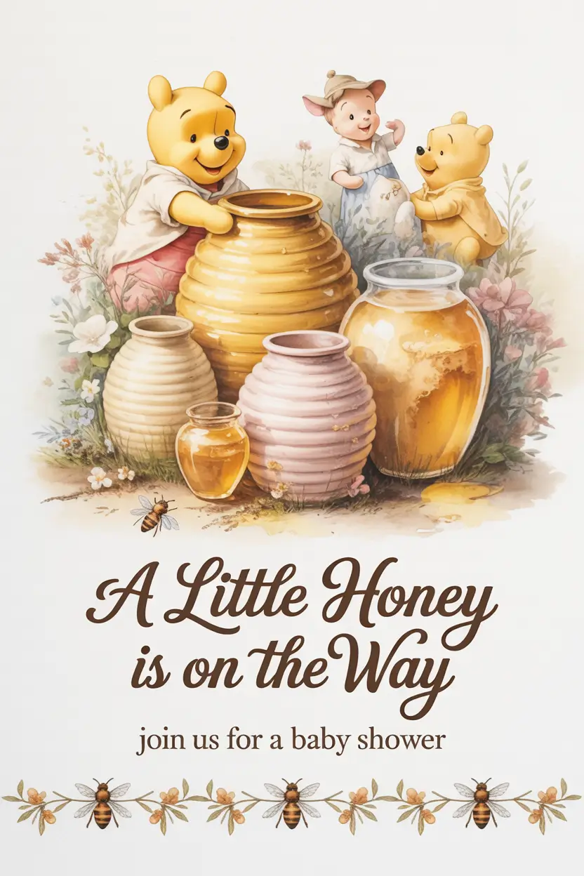 winnie the pooh baby shower ideas
