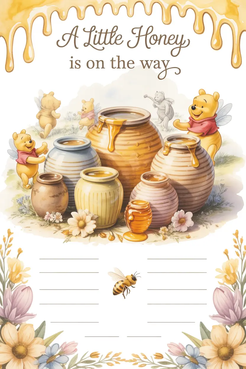winnie the pooh baby shower ideas