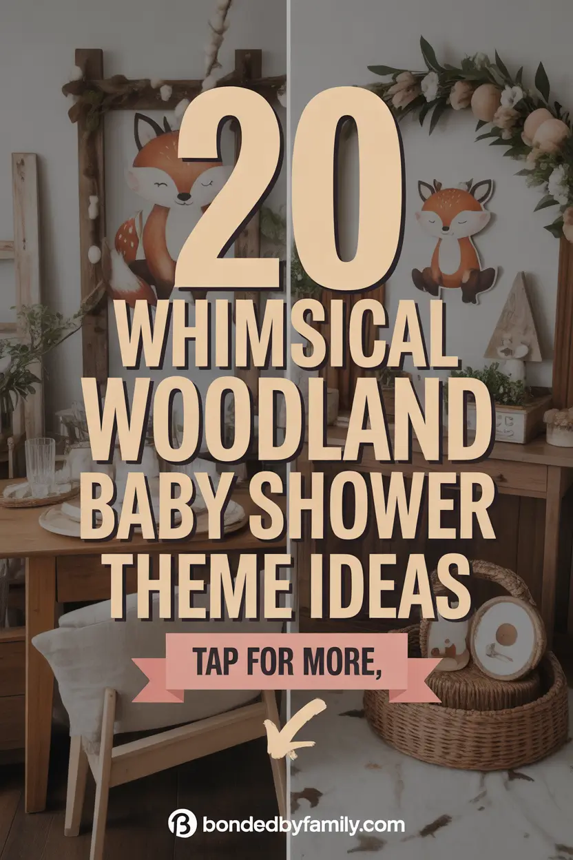 20 Whimsical Woodland Baby Shower Theme Ideas That'll Make Your Celebration Unforgettable