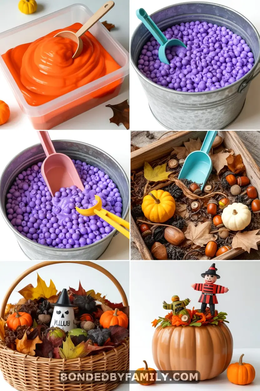 Halloween Sensory Bins for Toddlers