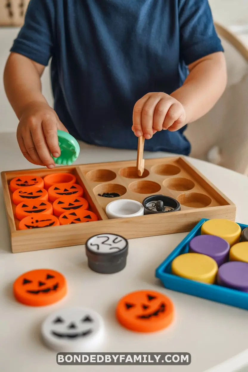 Halloween Sensory Bins for Toddlers