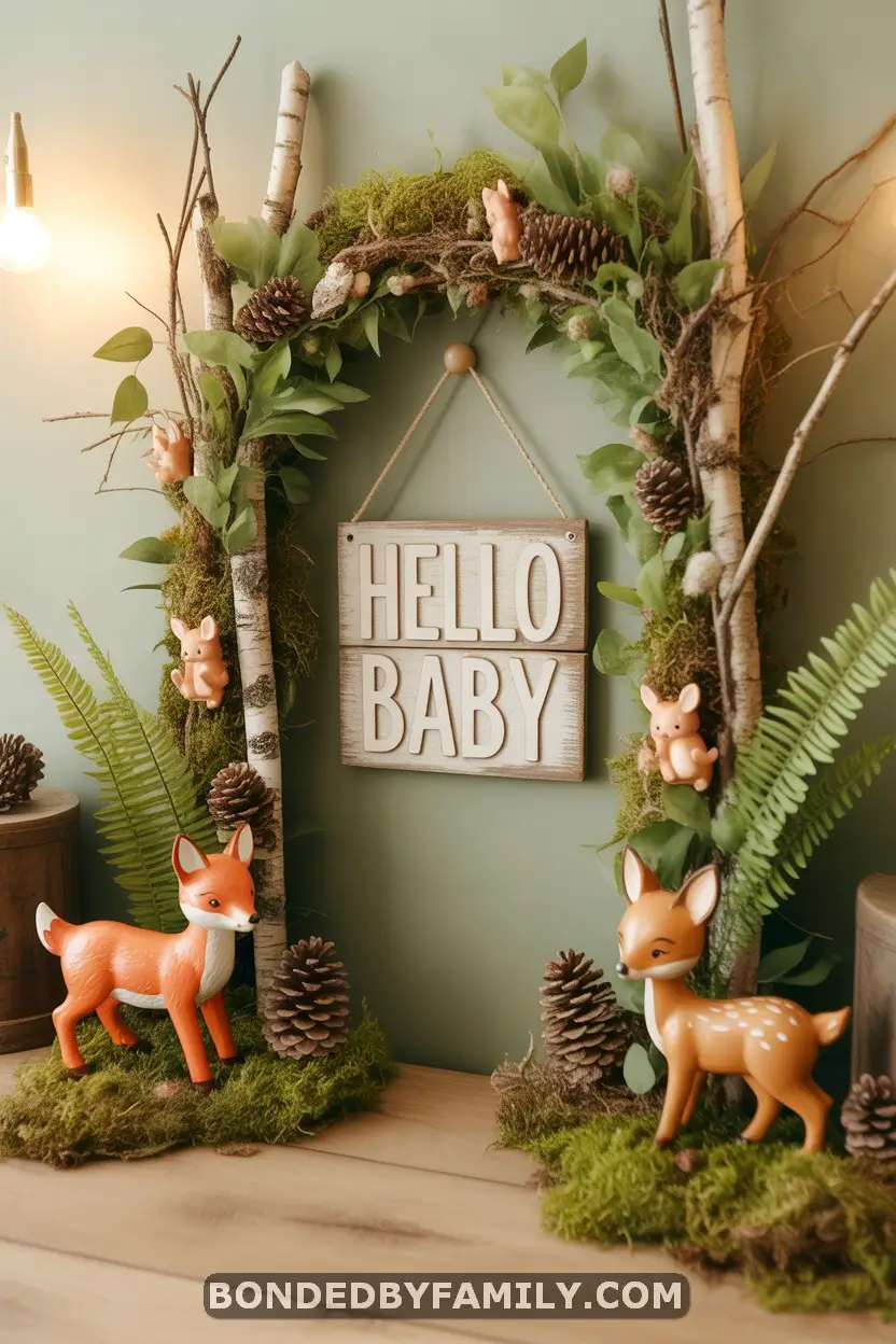 woodland baby shower theme