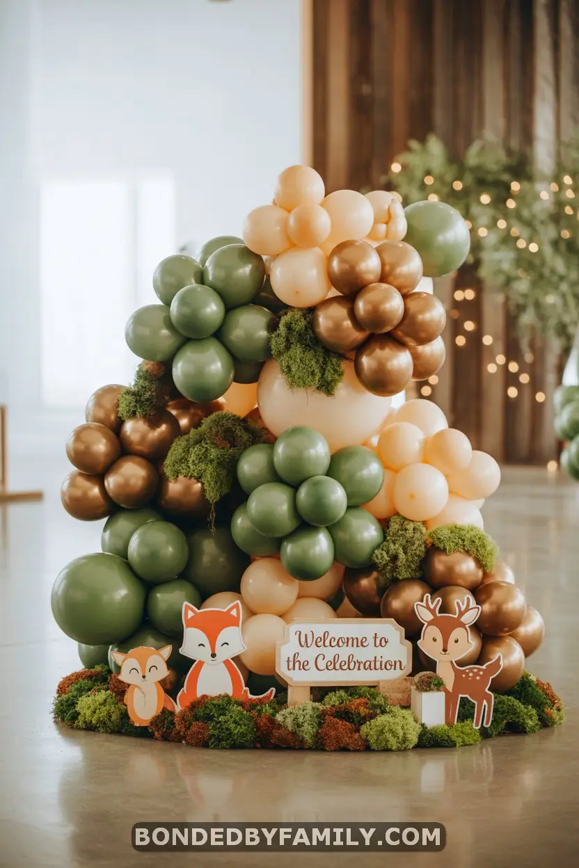 woodland baby shower theme