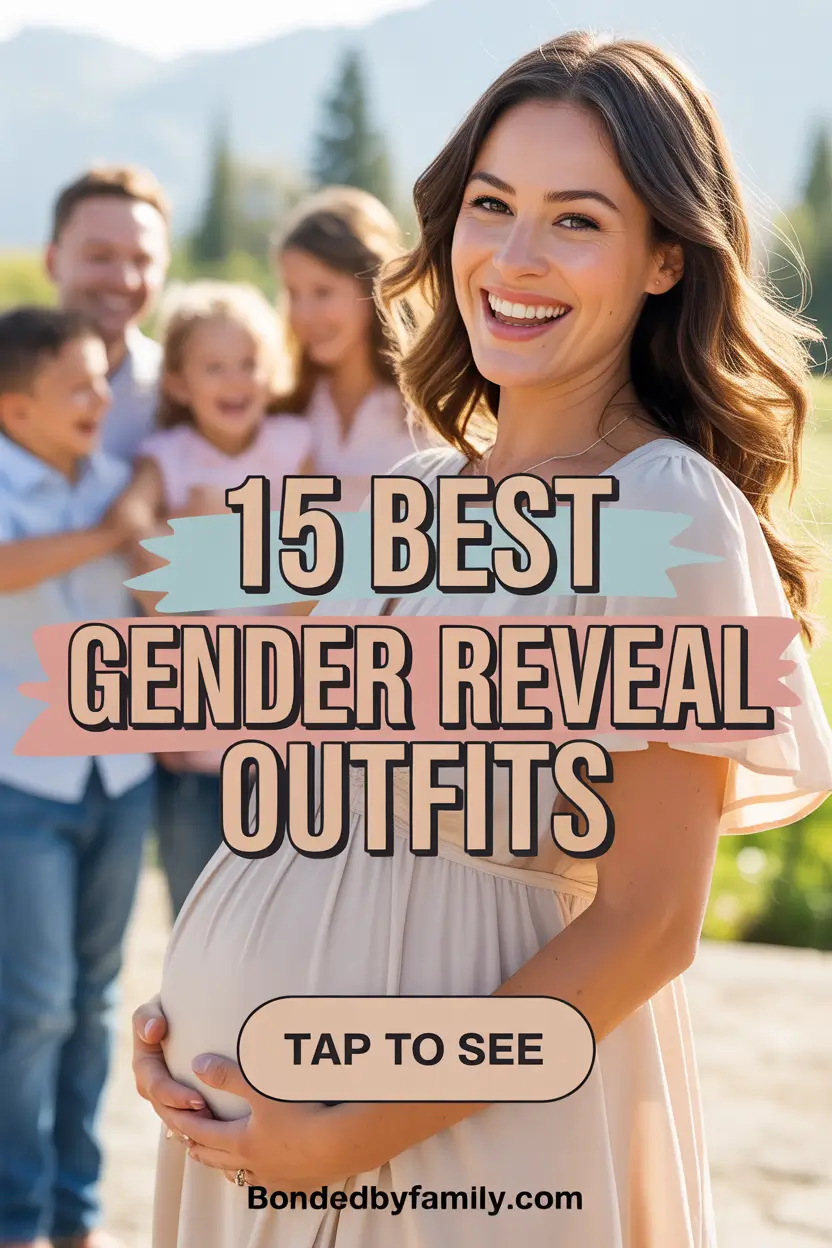 15 Best Gender Reveal Outfits for Unforgettable Mom Style