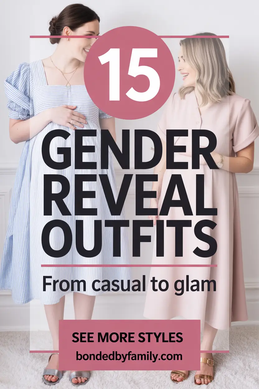 15 Best Gender Reveal Outfits for Unforgettable Mom Style