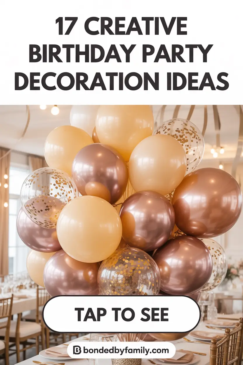 17 Creative Birthday Party Decoration Ideas That Make Celebrations Magical