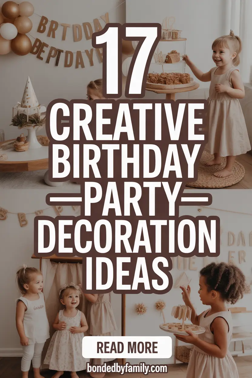 17 Creative Birthday Party Decoration Ideas That Make Celebrations Magical