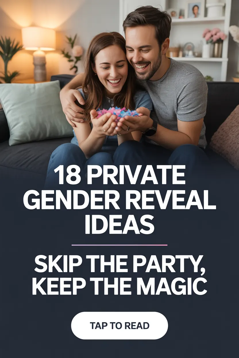18 Intimate Private Gender Reveal Ideas for Couples