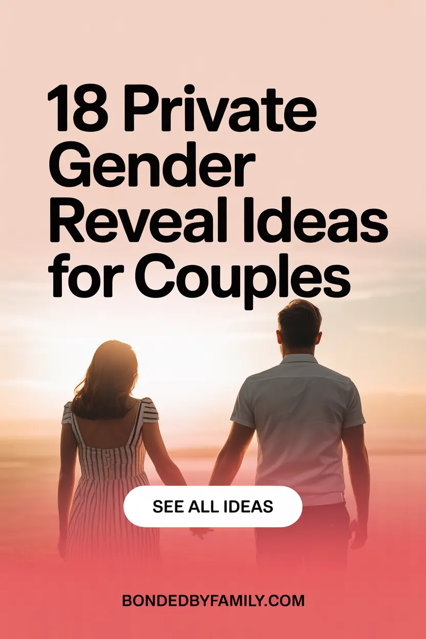 18 Intimate Private Gender Reveal Ideas for Couples