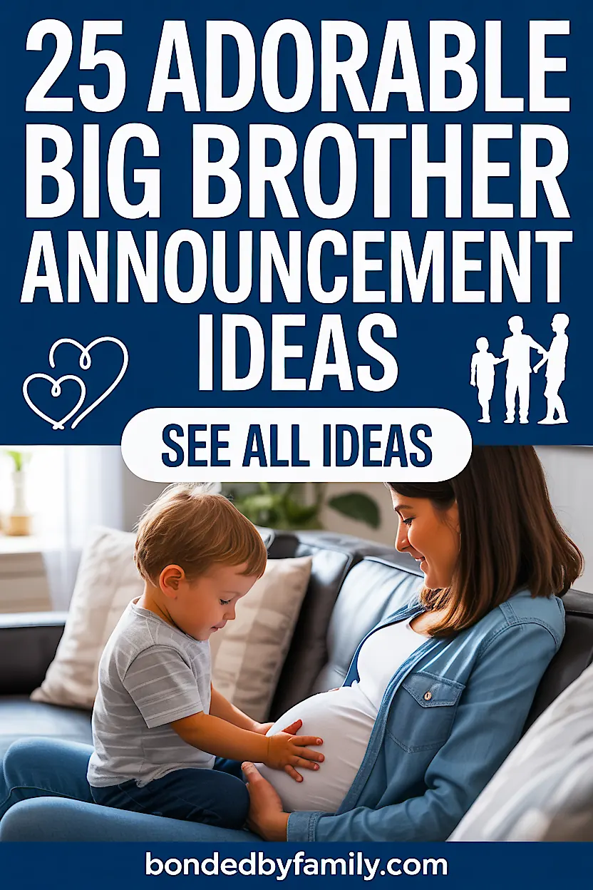 25 Adorable Big Brother Announcement Ideas That'll Melt Hearts