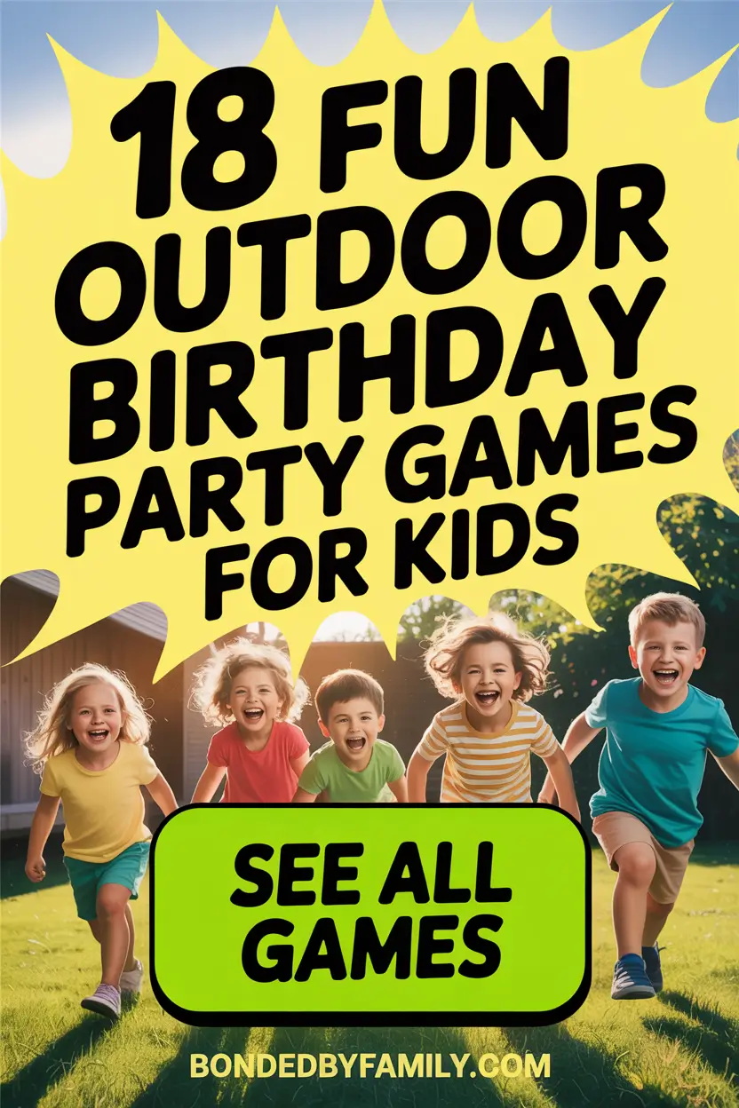 Outdoor Birthday Party Games For Kids