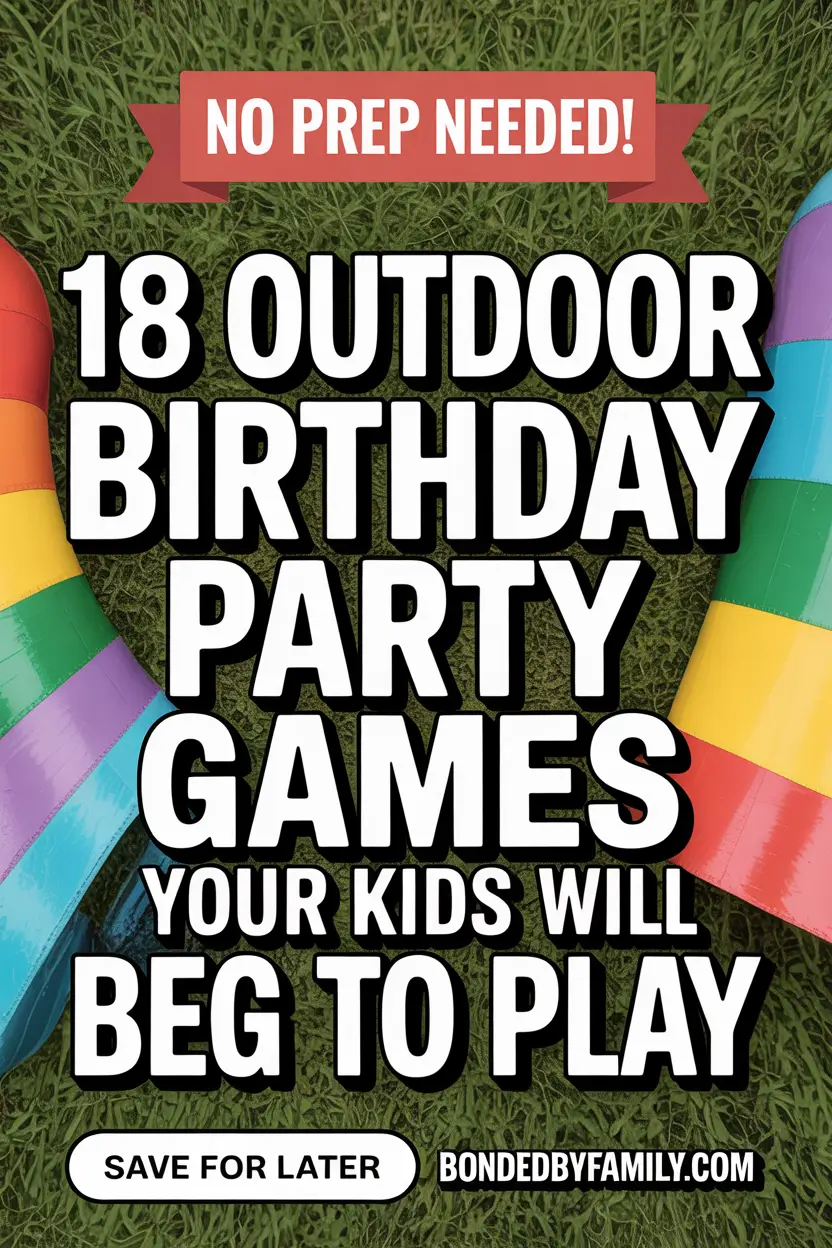 Outdoor Birthday Party Games For Kids