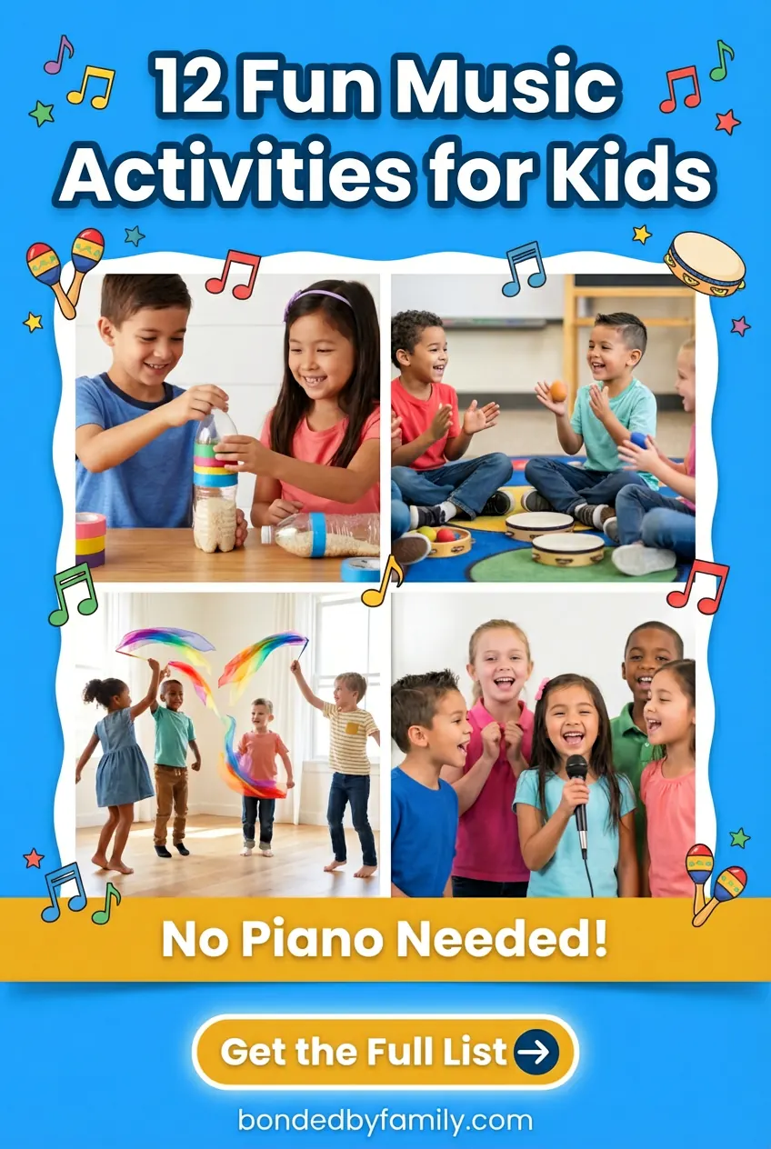 12 Fun Music Activities for Kids That Actually Work at Home