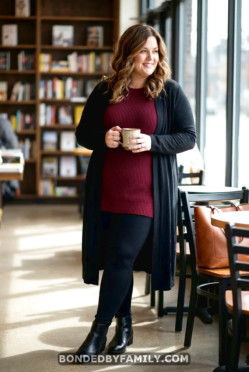 winter baby shower guest outfit