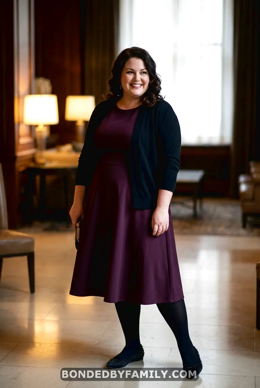 winter baby shower guest outfit