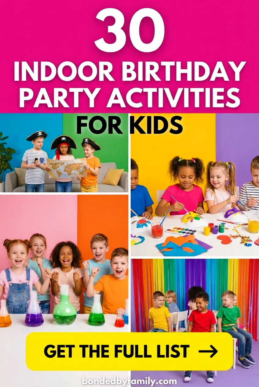 30 Indoor Birthday Party Activities That Keep Kids Entertained for Hours