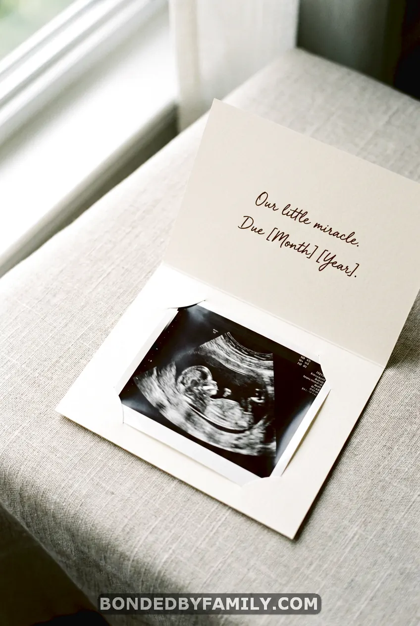 Baby Announcing Ideas To Parents