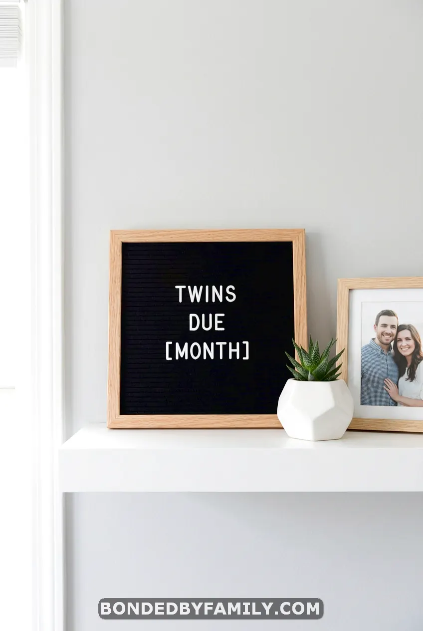 Twin Baby Announcements Ideas