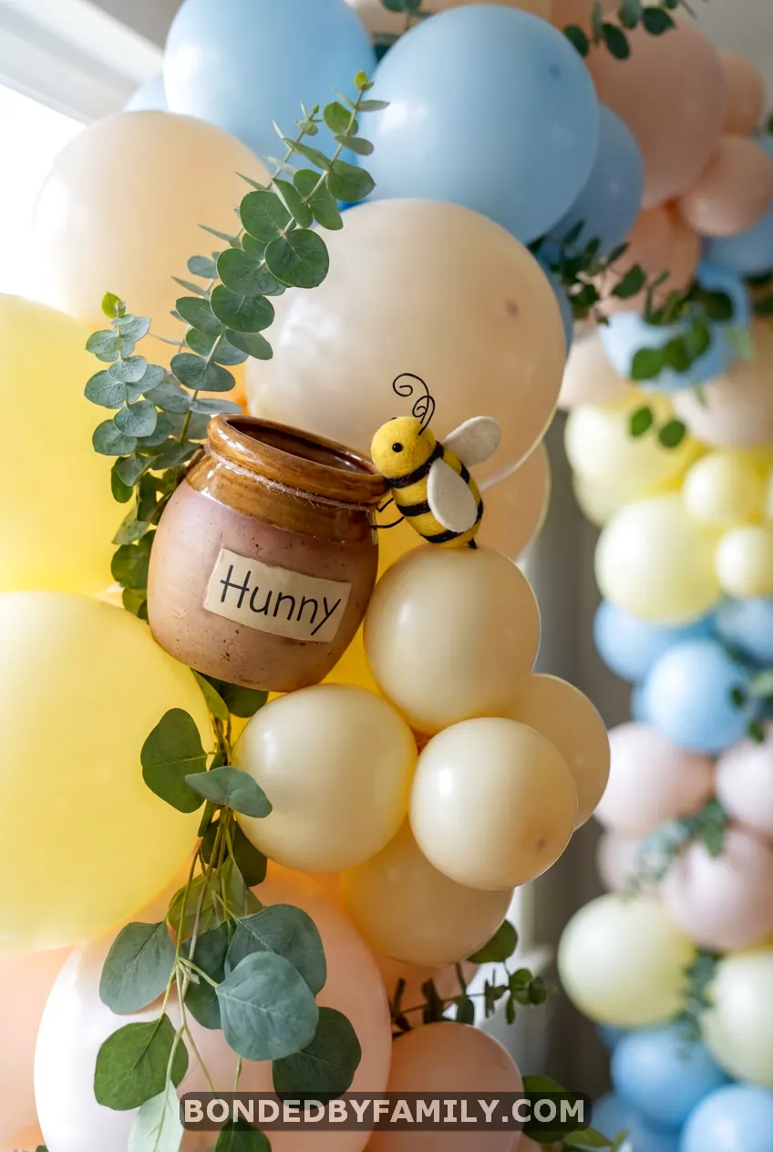 Winnie The Pooh Balloon Arch Ideas