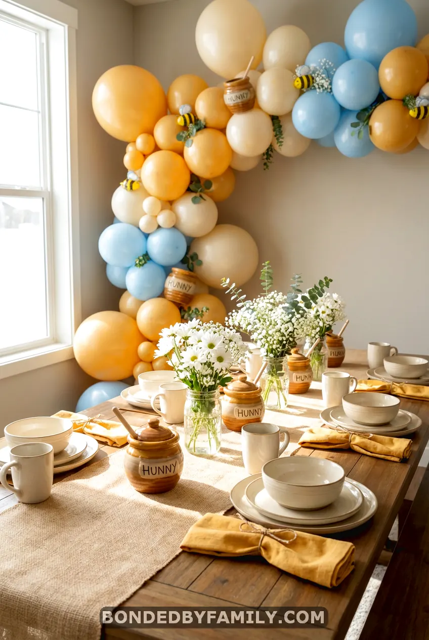 Winnie The Pooh Balloon Arch Ideas