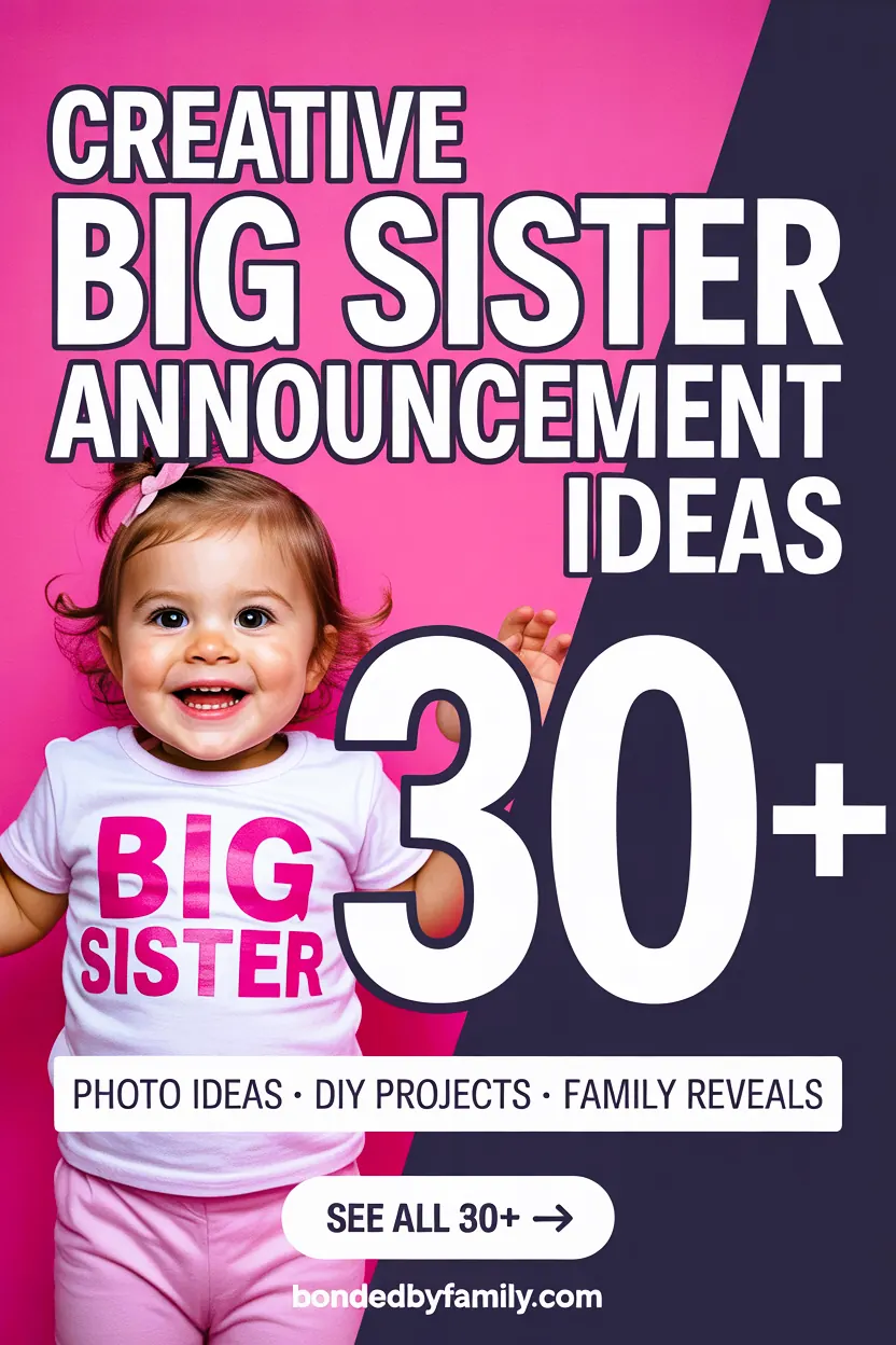 Big Sister Announcement - 30+ Heartwarming Ways to Share Your Exciting News