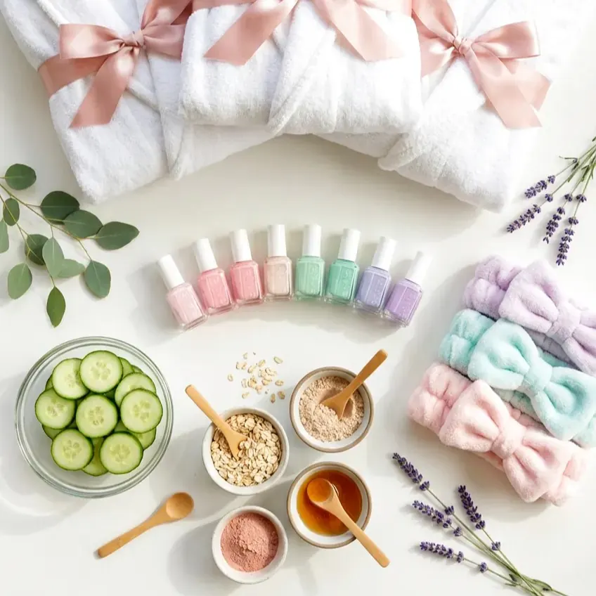 DIY Spa Birthday Party for Kids