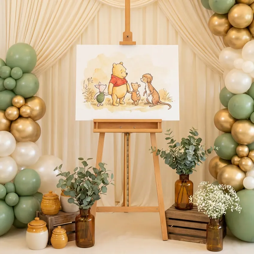 Winnie The Pooh Baby Shower Decorations That'll Make Your Heart Melt