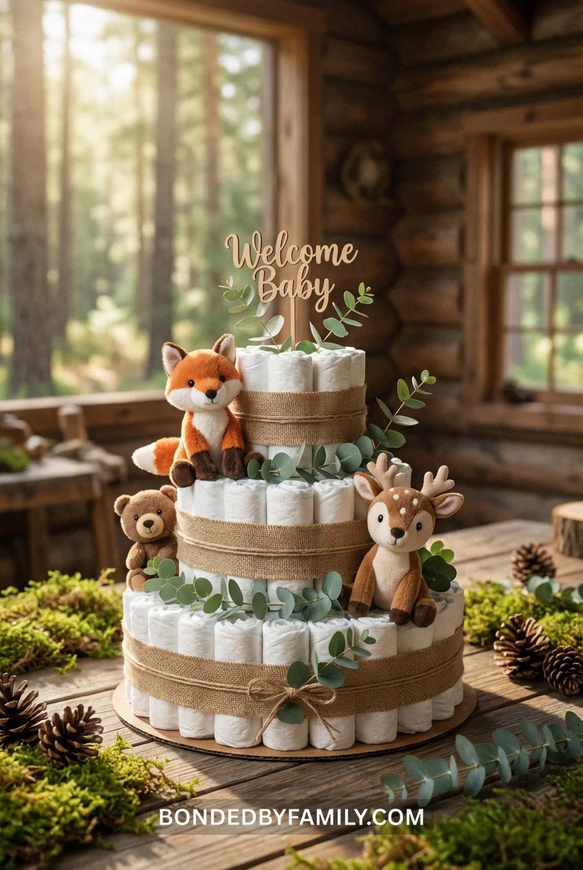 enchanting forest themed baby shower ideas
