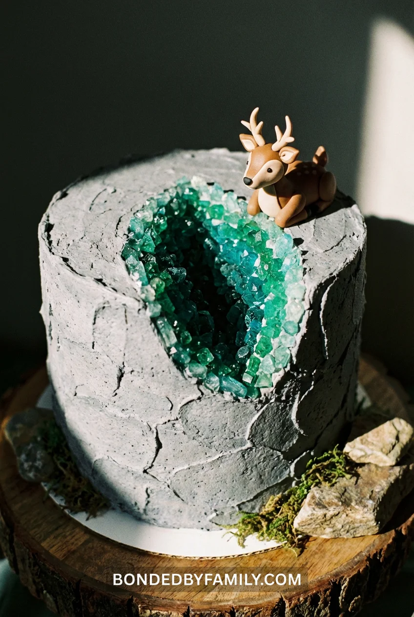 woodland baby shower theme cake ideas