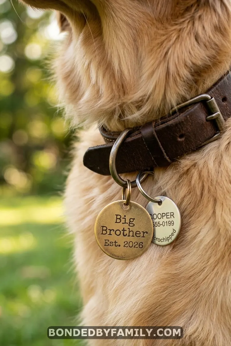 baby announcing ideas with dogs