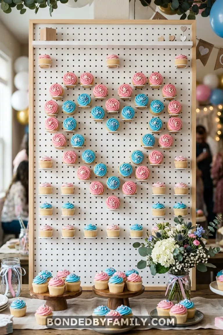 gender reveal food table