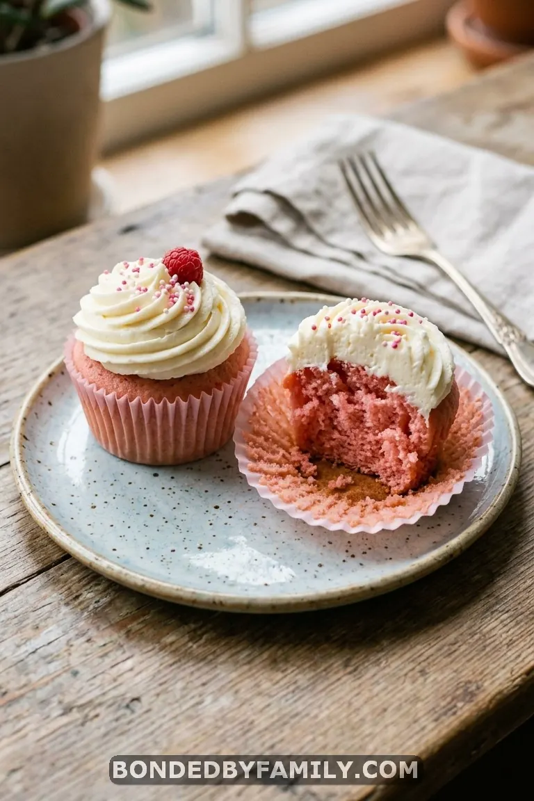 gender reveal cupcakes