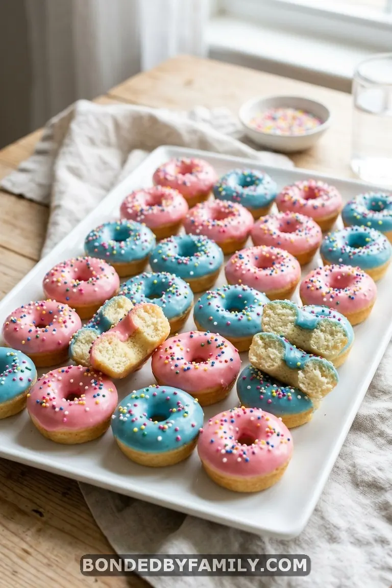 gender reveal cupcakes